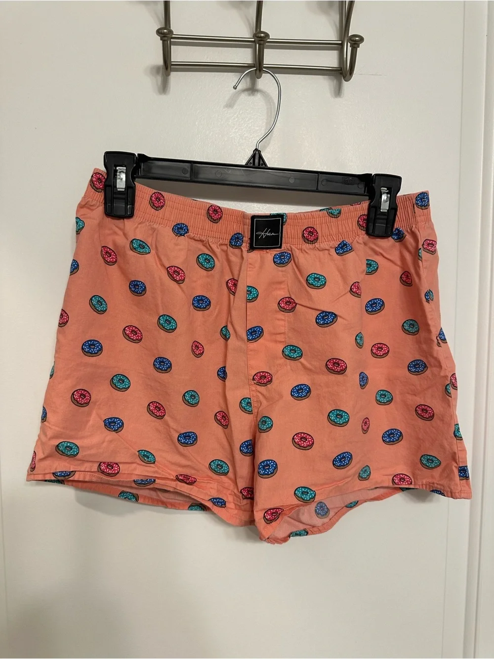 Donut print men’s shorts